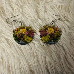 $1!!!** Succulent earrings